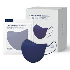 참존 톤업핏 마스크 댄디업 중형, 25개입, 1개, 댄디업 네이비