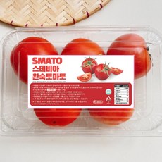 [스마토스테비아] 과즙이팡팡!! 바로이맛!! 스테비아 완숙토마토 망고향/레몬향 달콤한 토마토 당일수확 가공 당일발송, 1박스, 2kg