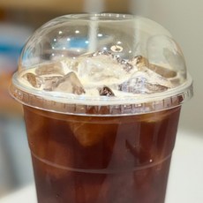 [코코넛용기] 107파이 아이스컵 돔뚜껑 500개, 10개, 107ml, 50개