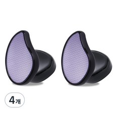 아늑공간 풋파일 발각질 제거기 블랙, 2개입, 4개, 73g