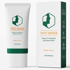 [1+1] 맨즈랄라 퍼펙트 선스크린 남자 선크림 백탁없는 무기자차 미백 주름개선 자외선차단 남성 썬크림, 50g, 2개