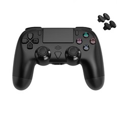 [국내정발] PS4 듀얼쇼크4 무선 컨트롤러 피파 PC 스팀 호환 / DOBE 클론 패드, 블랙, 1개