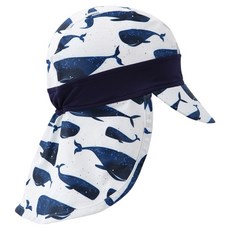 요바프 플랩캡 수영모자_고래