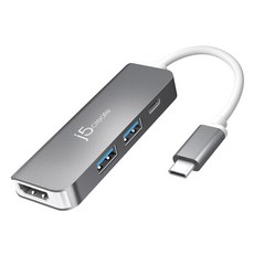 [j5create] JCD371 USB-C to HDMI & USB 3.1 멀티허브 5in1, 단품