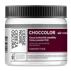쿠커페이스 쎄리스 누아 FS 쇼칼라 초콜렛지용성색소 분말색소, 1개, 40g