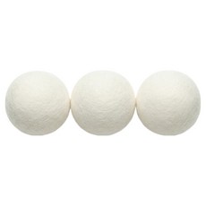코코바움 건조기 양모 울드라이어볼, 내추럴 화이트, 3개 내추럴 화이트, 3개