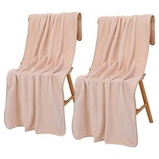 글로리유 소프트 대형 바스타월 70x140cm, 카키, 2개