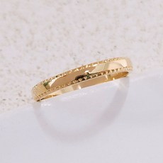 [18k 도금] 그레이스 반지 - 데일리 심플 여성반지 남성반지 커플링 도금반지 반지