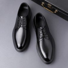 메이리앤 6cm 남성 정장 구두 키높이 발편한 캐주얼 더비슈즈