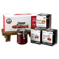 캔딜라스 지중해 과일잼 3종 선물세트 딸기 230g + 체리 230g + 무화과 230g 1세트, 690g