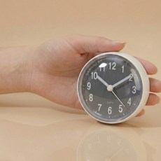 품질 좋고 가심비 뛰어난 / 욕실용 흡착식 저소음 방수 시계 / 욕실에 반드시 필요한 MUST HAVE 아이템, 그레이
