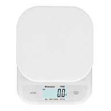 Riwonas 충전식 주방저울 C타입 전자저울 0.1g 1kg 베이킹 이유식 커피 계량저울, MC-B31, 화이트