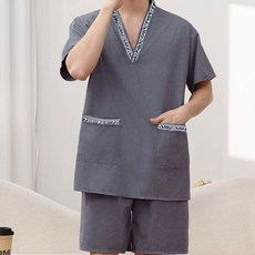 스타일닥터 마사지 찜질 상하 세트 고급 커플 찜질복