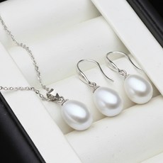 담수 진주 목걸이 귀걸이 주얼리세트