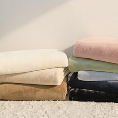털원단 인형원단 밍크 극세사 천 겨울 페이크퍼 에코퍼 스무디 한마, 01) 아이보리, 1개