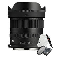 [포토리뷰이벤트] 시그마 C 15mm F1.4 DC 캐논 RF용 + MCUV 필터 + 렌즈 클리닝펜 + 융 /WJK