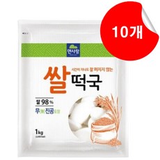 [면사랑] 쌀 떡국 떡 1kg X 10개