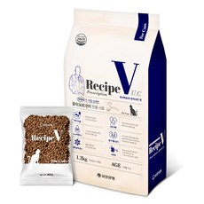 유한양행레시피브이 고양이 처방식 사료, 유리너리+결석, 1.2kg, 1개