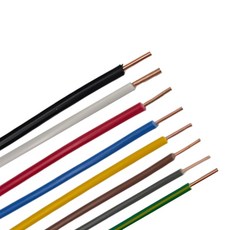 올판 HIV 단선 1.5 SQ 2.5SQ 5M 절단 국산 1등급 전기선 흑색 백색 적색 청색 황색 녹황색 갈색 회색, 1개, 2.5 SQ 청색