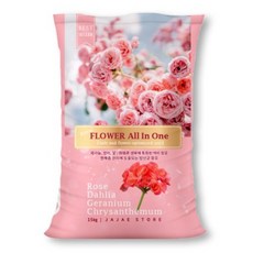 플라워올인원 상토 15kg 다육이 꽃 배양토 화분흙 분갈이 장미 꽃 제라늄 화훼류 배양토, 플라워올인원 1포, 1개