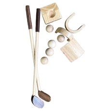 톡스 원목 유아 아기 골프 골프채 장난감 완구 놀이 세트 운동, 원목골프채