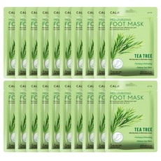 매직브라이트 풋케어 보습 발팩, 티트리 발팩, 2개, 10매