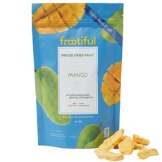 프루티풀 하룸마니스 망고 고급품종 동결건조 망고칩, 20g, 4개