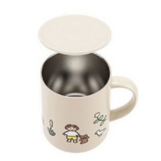 써모스 제로퍼제로 진공단열 반전 머그컵, 리틀걸, 350ml, 1개