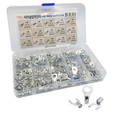 One Stop 電線端子 壓接端子 Y型 + O型 套組 460p, 1套