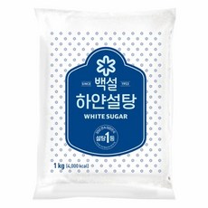 백설 하얀설탕, 1kg, 1개
