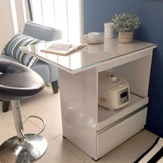 앤탑퍼니처 갤러리 아일랜드 홈바 800x435x835mm, 화이트