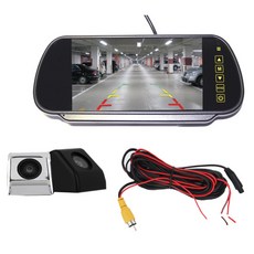 7인치룸미러모니터+후방카메라세트, 7인치룸미러모니터+후방카메라크롬