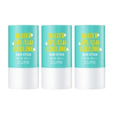 김정문알로에 워터 스플래쉬 선스틱 제주에디션, 23g, 3개