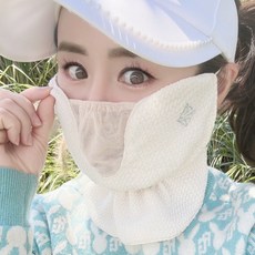 휴스토니 간절기 골프마스크 C4엠보 자외선차단 가을 방한 스포츠마스크 파크골프 등산 자전거 겨울 여성 남성 공용 국산 본사, 01.C4 엠보, 연베이지, 1개