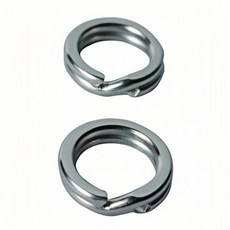 스플릿 링 쇼어지깅 파핑 빅게임 스테인레스 연결링 50개입, 1개