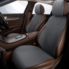 진루이 차량용 통풍 방석 자동차 쿨링 시트커버 사계절 통기성 미끄럼방지, 회색, 1세트