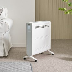 NEW 한경희 디지털 컨벡션 히터 라디에이터 타이머 무드등 안전장치 저소음 컨벡터 PX4 방수등급, 퓨어화이트