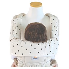 메롱베베 아기띠 침받이 세트, 1세트, 도트 세트