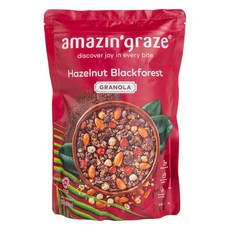 AmazinGraze 榛果黑森林格蘭諾拉麥片, 250g, 1包