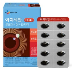 CJ웰케어 아이시안 루테인 아스타잔틴, 30정, 9g, 1개