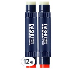 DASHU 男士雙倍魅力護唇膏 4.8g, 草莓香 + 無香, 12個