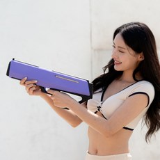 어반픽스 C 타입 전동 자동 워터밤 물총 워터건, 퍼플, 1개