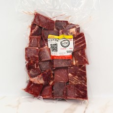 Halal-Certified Boneless Beef Cubes Dana Kusbasi Australia 할랄 순살 쇠고기 큐브 호주산, 1개, 500g