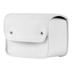 전동차 전면 수납망 방수 미니 가방 배터리차 자전거 수납 후면 보관 라이딩 가방, 프리 사이즈, 흰색 걸이 가방 - 앞뒤로 걸 수 있음 [비옷 수납 가