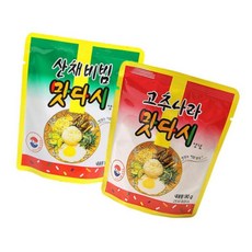 전투식량 맛다시 볶음고추장 고추 나라 산채 비빔 장 만능소스 매콤달콤 소스 90g, 10개