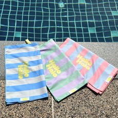 어데이 건식 극세사 스포츠타월 수영 헬스 수건, 1개, 피치핑크