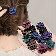 셀루앙드 강력 그립 플라워 헤어 클로 집게핀 10p