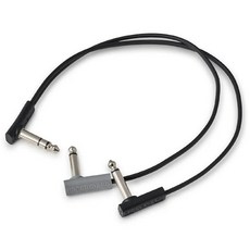 RockBoard Flat Patch Cable 락보드 플랫 패치 케이블 30cm (11 13/16인치) 블랙 컬러