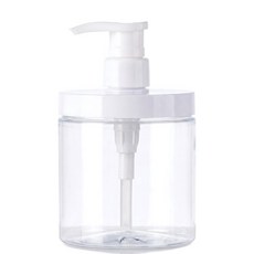 세탁세제 디스펜서 대용량 리필팩 그대로 사용 넓은 입구 간편 위생 펌프 용기, 500ml, 1개