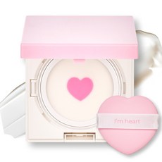 프롬키즈 하트 보습 크림밤 팩트 2종 유아 어린이 초등 판테놀 마데카 수딩 로션, 14g, 1개, 핑키 밤팩트 복숭아향